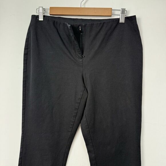 Alfani Women's Petite Black Pants 12P Cotton /Rayon/Spandex - Picture 3 of 16